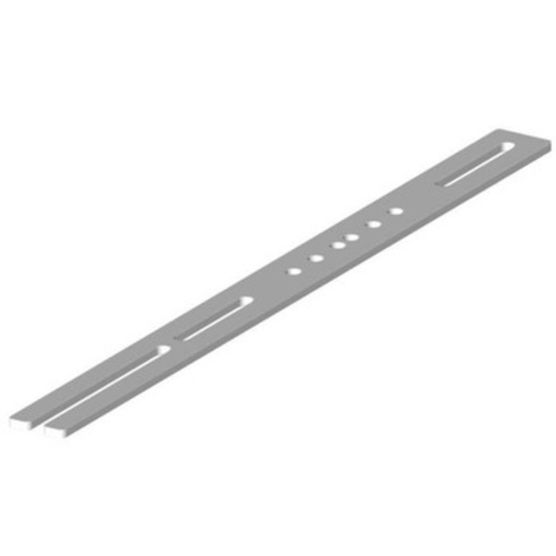 Conductix Safe-Lec 2 Bracket, Flange, Single-Sided, 21.85 Length, fits beams 6.10 to 12.01 Width