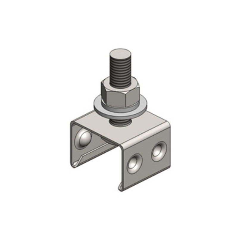 Conductix Safe-Lec 2 Hanger Clamp, 1-Pole, Stainless Steel