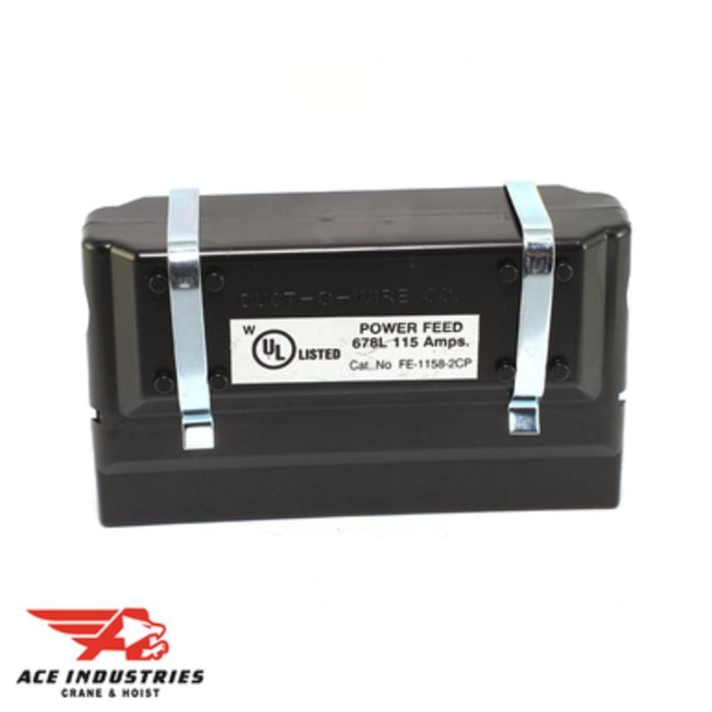 Duct-O-Wire  Center Power Feed 110 AMP Rated FE-908 -  FE-1158-2CP