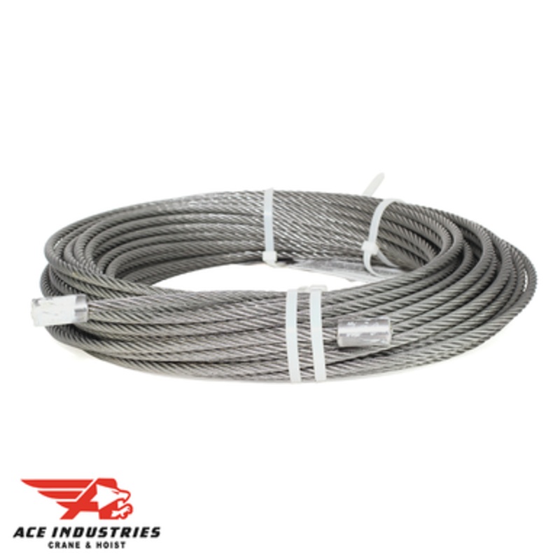 Rope And Ferrule Assembly 3/8 X 118'-0 - 20034907