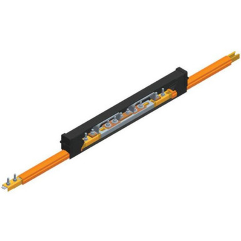 Conductix Safe-Lec 2 Expansion Section 14.76 ft., 400A Copper, Orange PVC Cover, w/splice joint