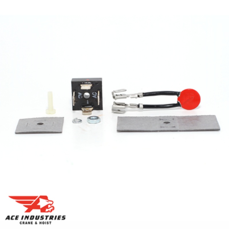 Rectifier/Varistor and Mounting Hardware (Includes Rectifier, Screw, Lockwasher and Nut) C840