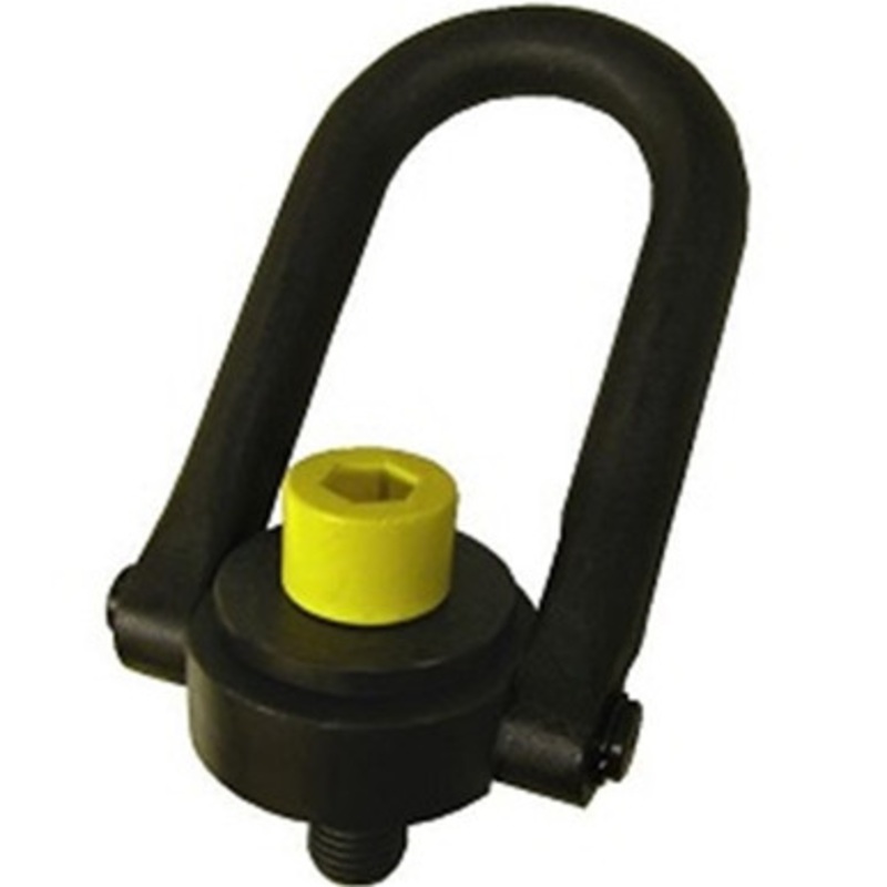 ACTEK 1 Safety Swivel 8,000 lb. Black Oxide Hoist Ring, 46202