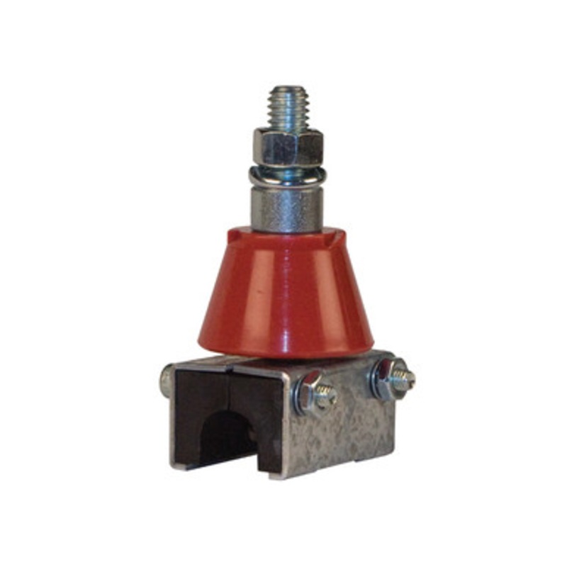 Conductix 8-Bar, Anchor Clamp, With Insulator, Plated Steel