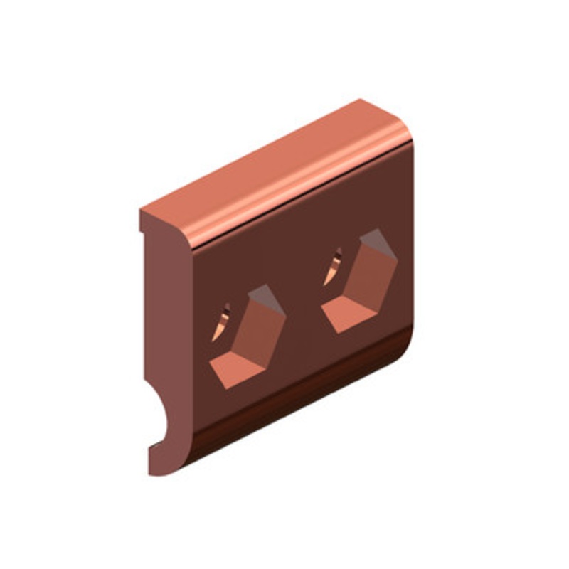 Conductix 8-Bar, Power Feed Component, Clip Half, Copper