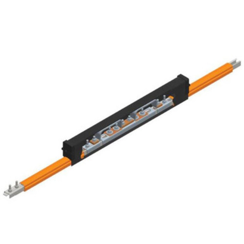 Conductix Safe-Lec 2 Expansion Section 14.76 ft., 400A AL/SS, Orange PVC Cover w/splice joint