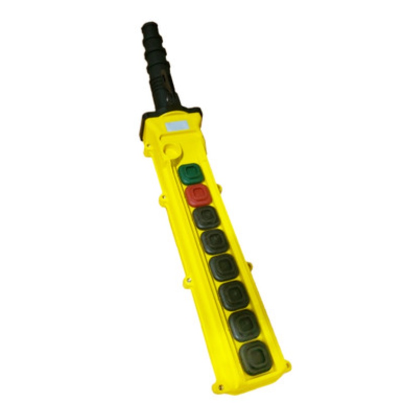 Duct-O-Wire L Series 8-Button - Pendant Station=3 Motion Deep Profile - Two Speed with Momentary On/Off