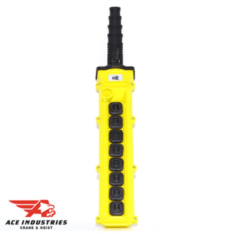 Duct-O-Wire Four Button Deep Profile Pendant Shell Control - L4-D