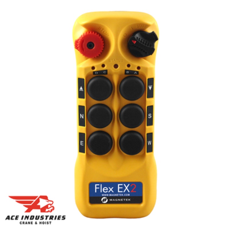 Magnetek Flex EX2 System 6 Button Handheld Spare Transmitter For Gen 1