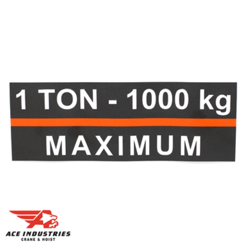 CAPACITY LABEL (41925)