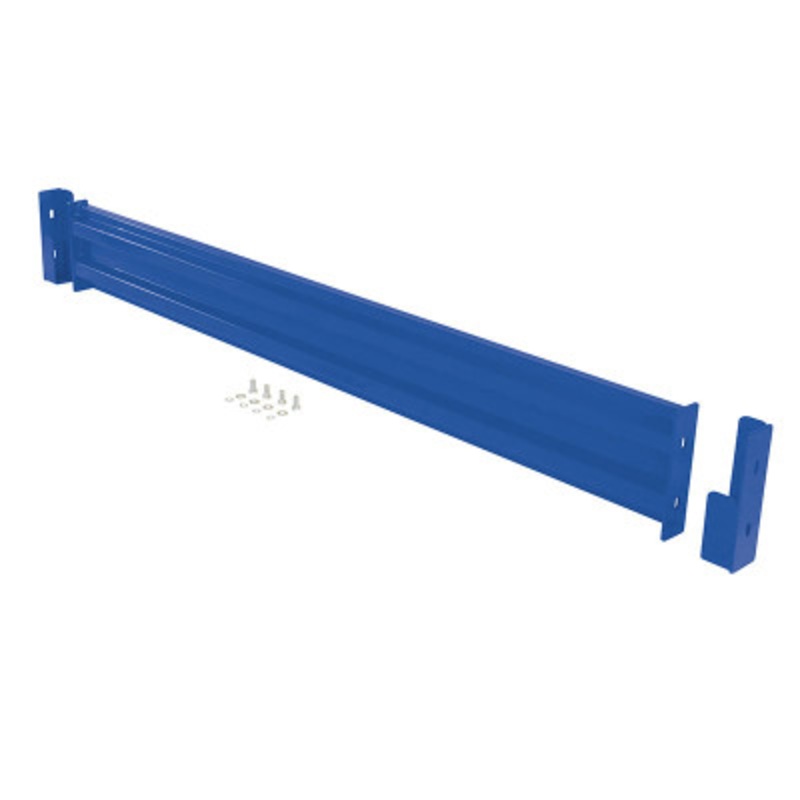Steel 2 Ribbed Dropin Style Guard Rail, 78in Length, Blue