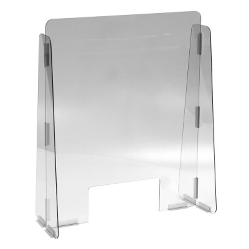1/4in 11 x 5in Cashier Guard, 23 x 28in, Practice Safe Distancing
