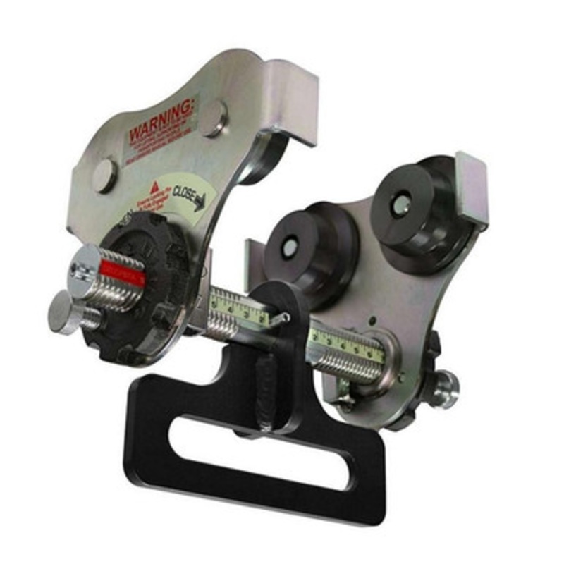 OZ 1/2 Ton Push Beam Trolley w/ OBH Hanger - OZ05PBTA-OBH