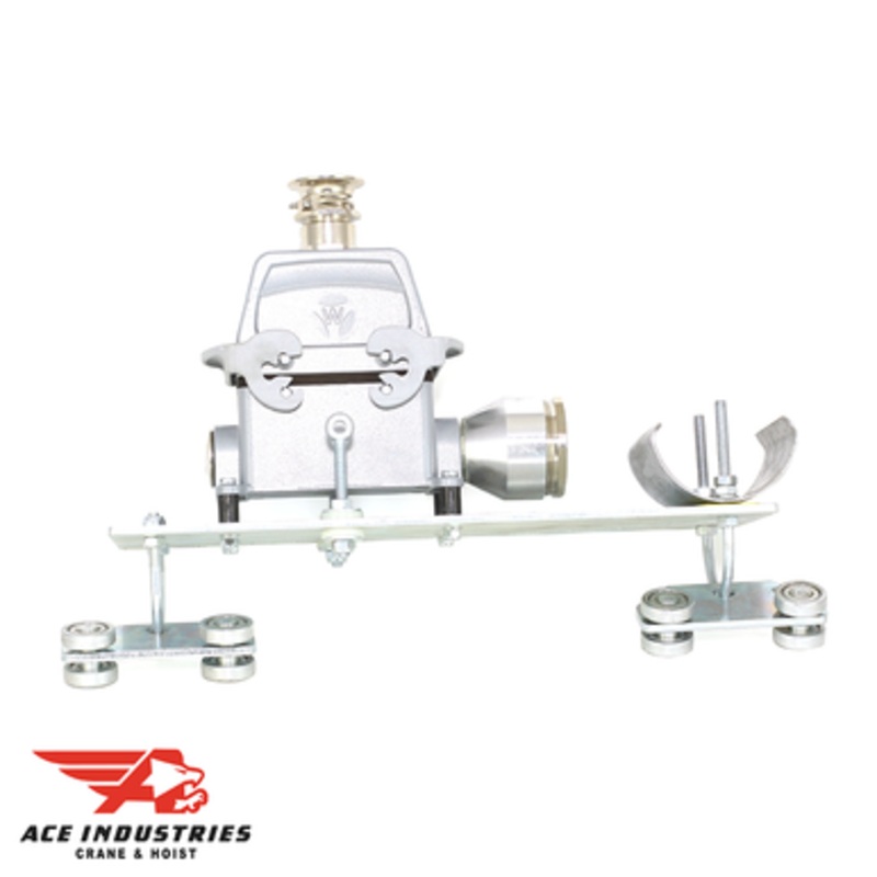 Standard Duty C-Track Festoon Control Unit Trolley For Flat Cable, With Quick Disconnect, Flat Cable