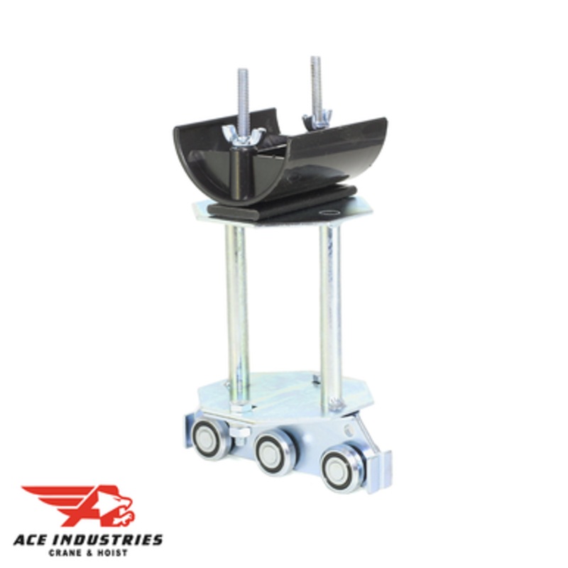Tow Trolley Assembly, Steel Wheels, 3 Dia. Nylon Saddle - FC-TRT1