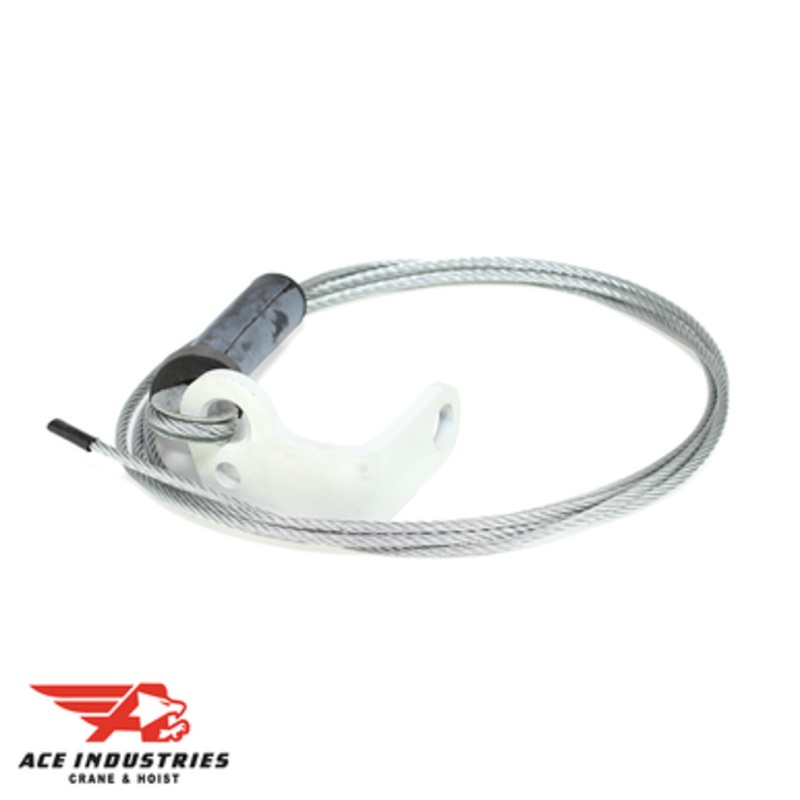 Coffing Upper Hook PLTE Assembly with Wire Rope TMM140A - 420985SAC