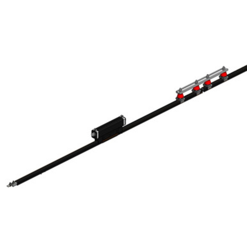 Conductix Safe-Lec 2 Power Interrupting Sections, 400A AL/SS, Black UV Resistant PVC Cover
