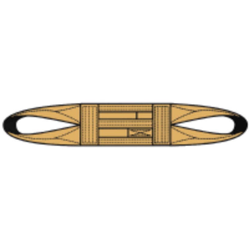 Stren-Flex 38,400lb 12 Heavy Duty Cargo Basket Sling, 1 Ply (STRWB1-912)