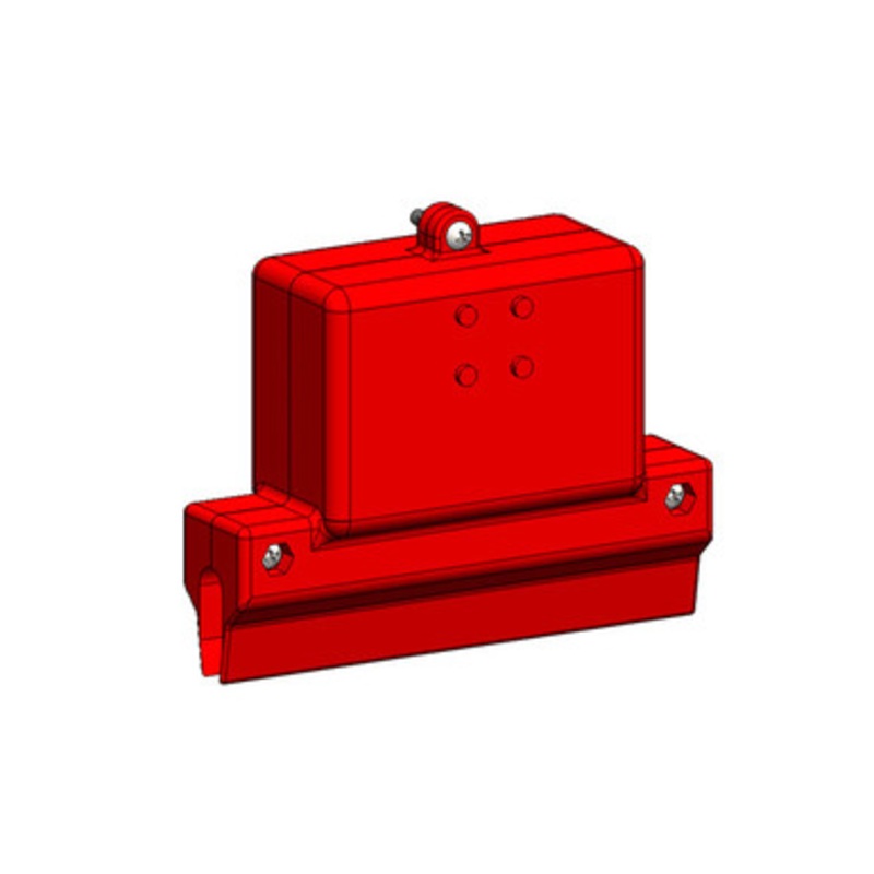 Conductix 8-Bar, Power Feed Component, Case Only, 500A High Heat