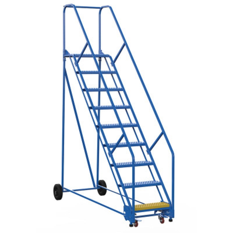 Warehouse Ladder 50 Deg Grip 9 Stp 14 In