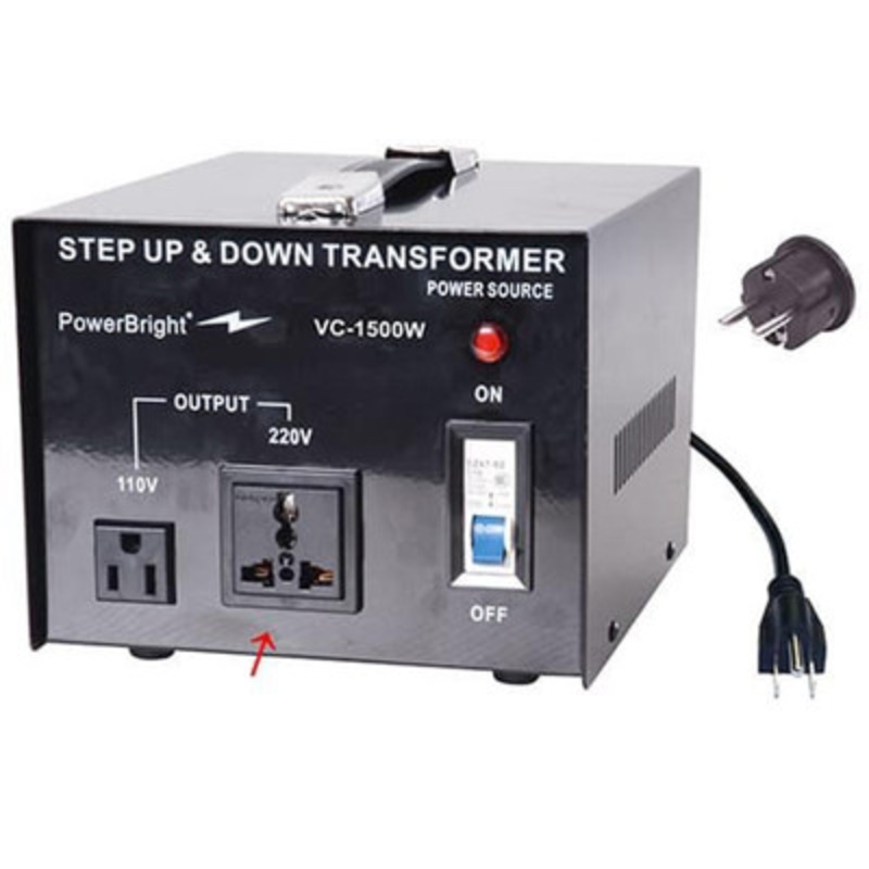 1500 Watt Step Up Transformer: Step-Up/Step-Down