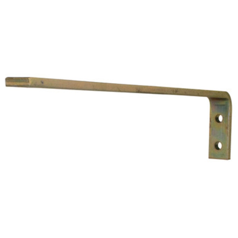 Conductix 8-Bar, Bracket, Web, Four Hanger Holes, Plated Steel, 15.75 L