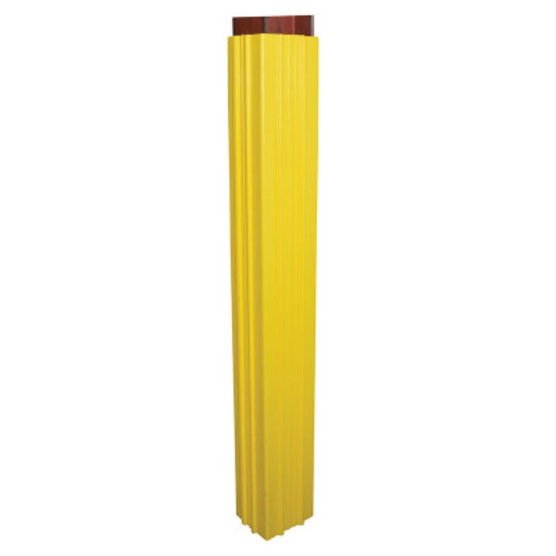 Yellow Square Column Wrap 11 In
