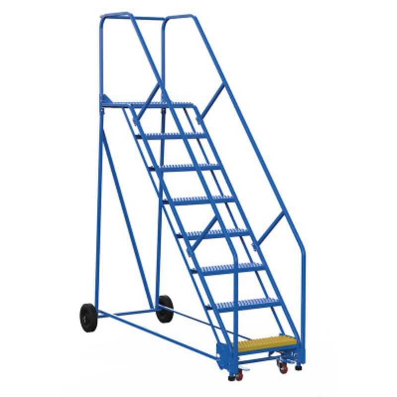 Warehouse Ladder 50 Deg Grip 8 Stp 21 In