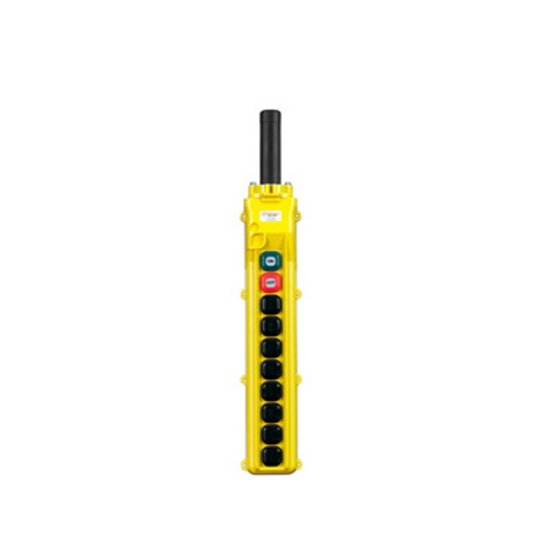 Conductix 80 Series 10-Push Button Pendant Station Eight 2-Speed, w/ Maintained On/Off