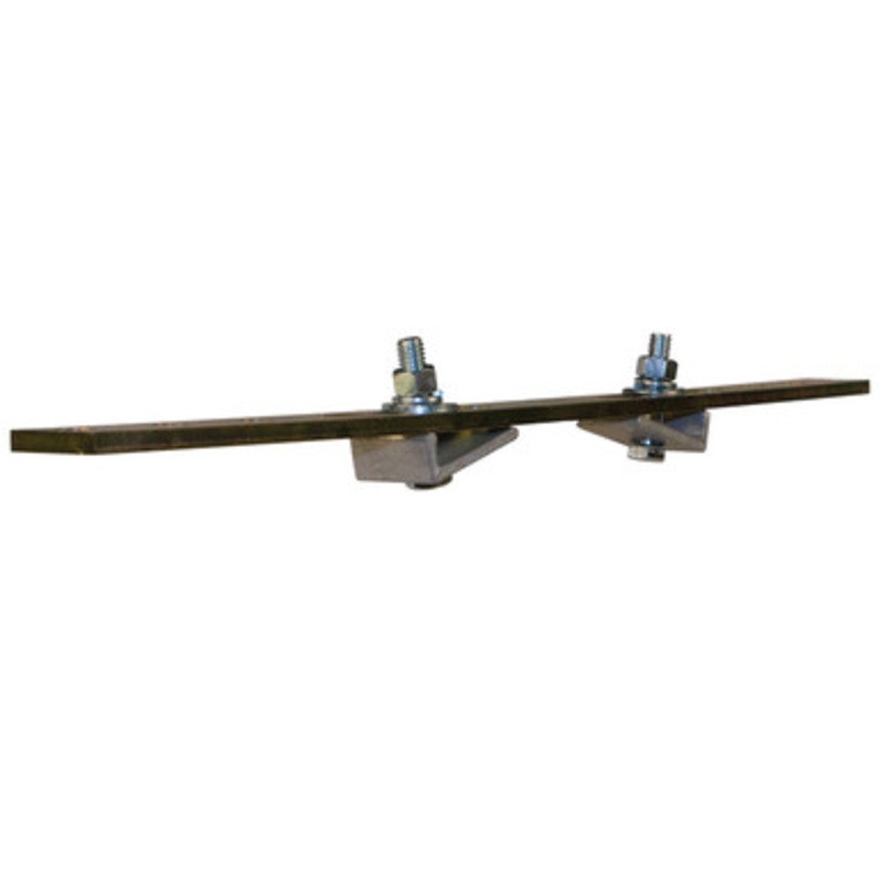 Conductix 8-Bar, Bracket, Flange, w/Beam Clips, for Two Hangers Each Side (Hangers not included)