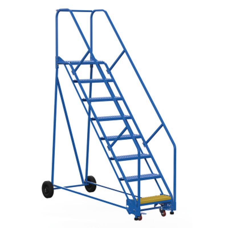 Warehouse Ladder 50 Deg Grip 8 Stp 14 In