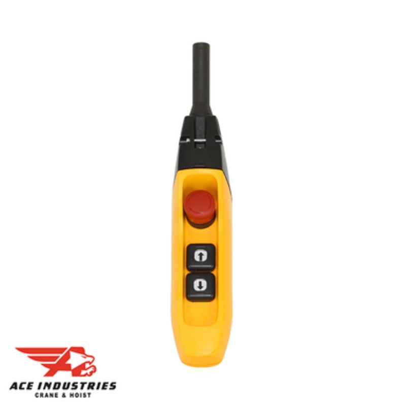 Harrington 2-Button, Single Speed Pendant, With E-Stop - SWDH100AA