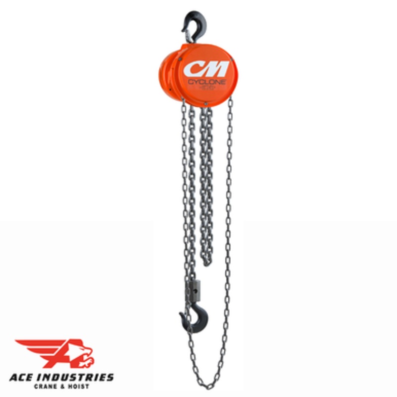 CM Cyclone 1-1/2 Ton Hand Chain Hoist - 4625