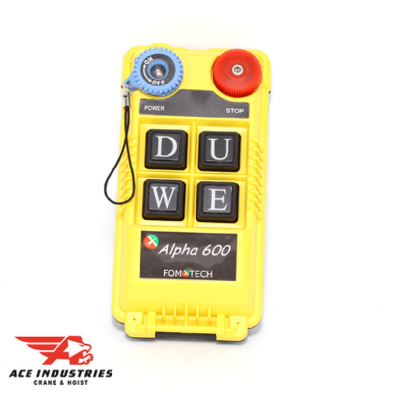 Fomotech Alpha 600 Series, 4 Button Replacement Radio Transmitter 604BTR