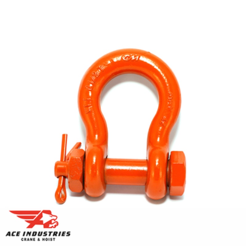 CM 6-1/2 Ton Carbon 3/4 Safety Shackle w/Bolt, Nut & Cotter