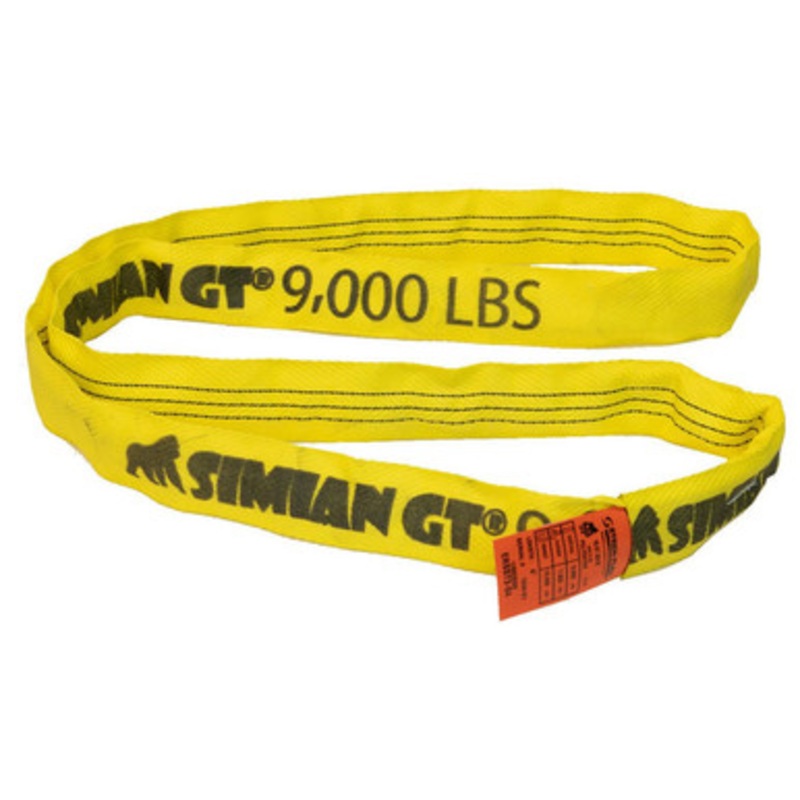 Stren-Flex Simian GT 9,000 lb Yellow Polyester Endless Roundsling