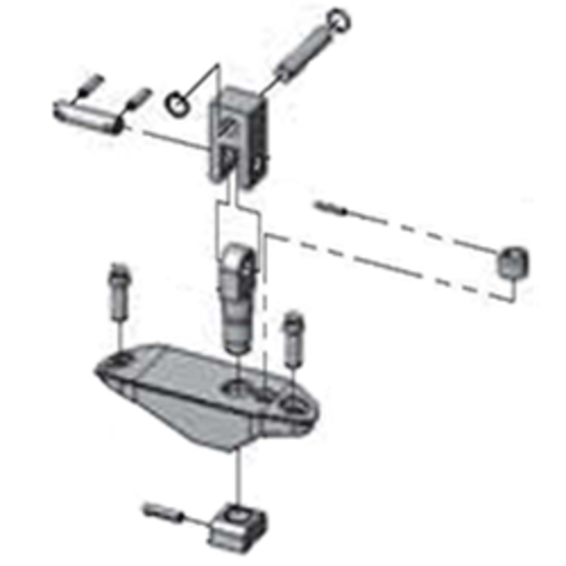 CM Rigid Lug Mount Kit for Lodestar E -H, Motor Driven Trolleys