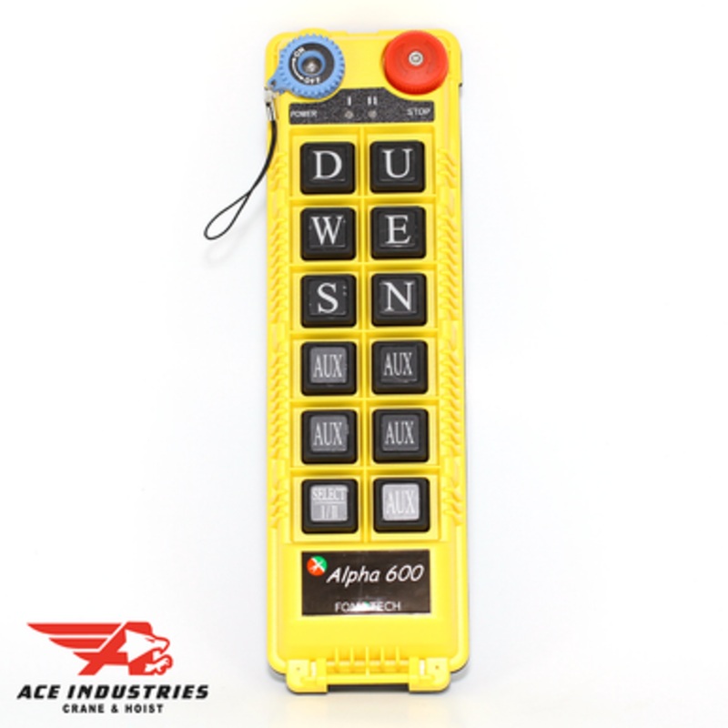 Fomotech Alpha 600 Series 12 Button Replacement Radio Control Transmitter 612E-1TR