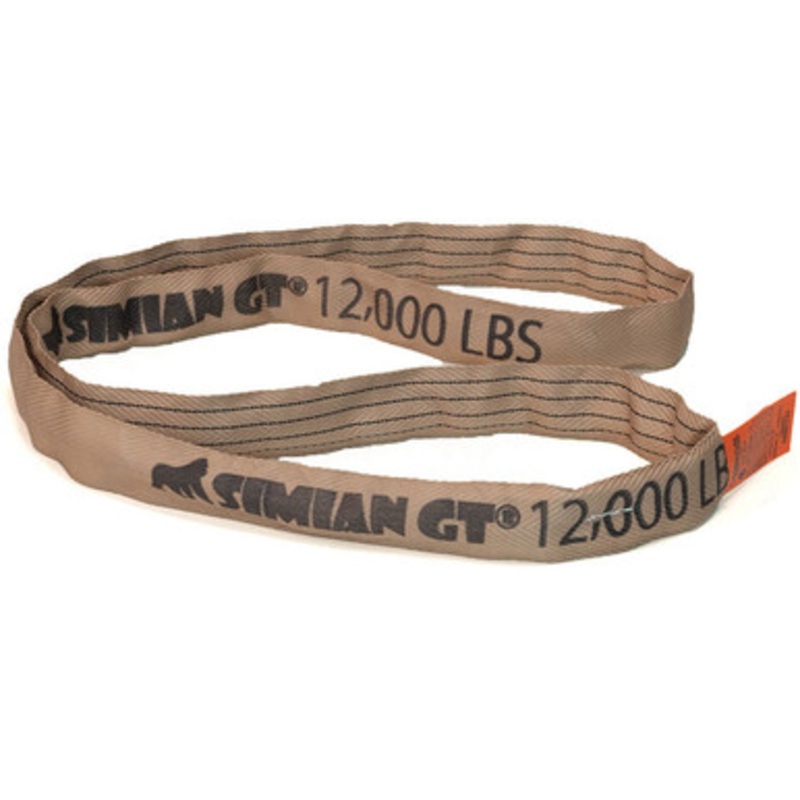 Stren-Flex Simian GT 12,000 lb Tan Polyester Endless Roundsling