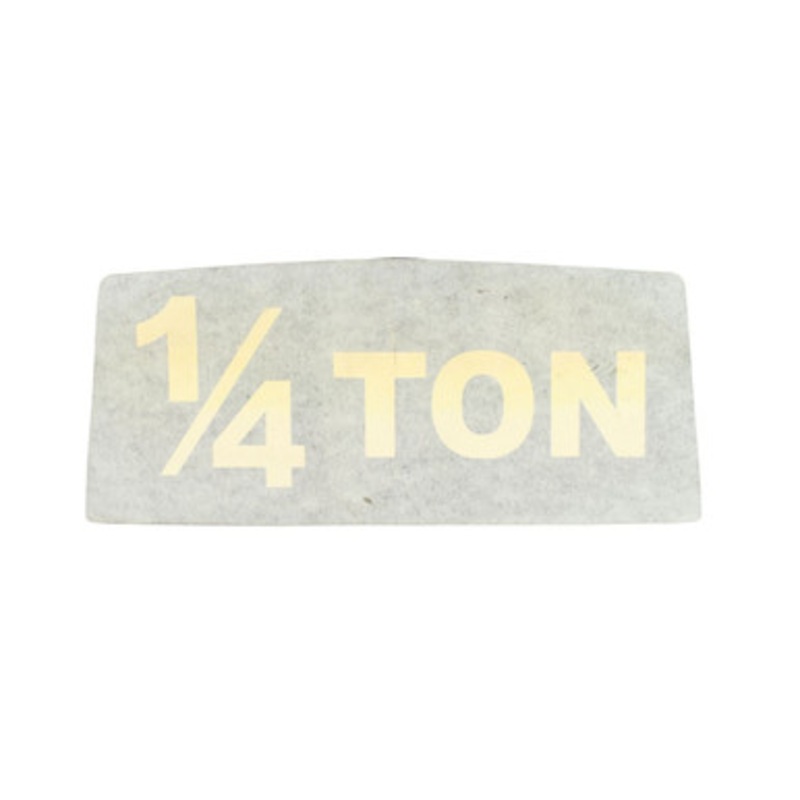 CAP DECAL 1/4 T (19055)