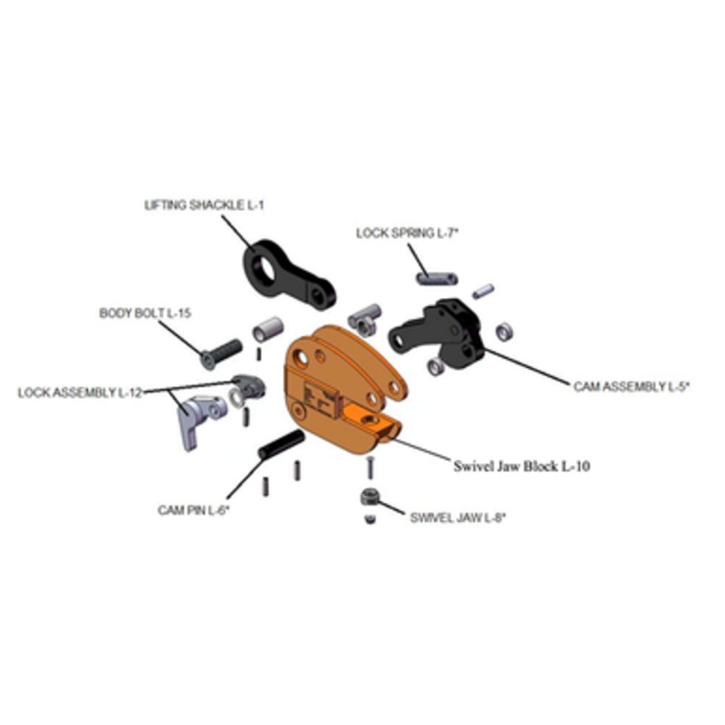 J.C. Renfroe Model L Series - 1/2 Ton Rebuild Kit / Repair Kit L-RK