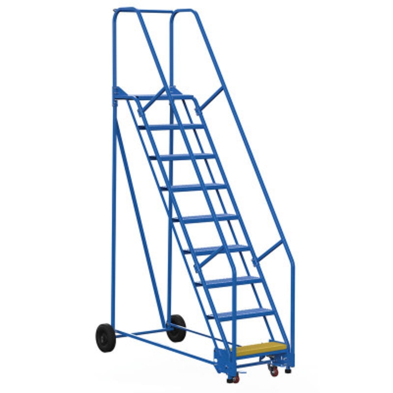 Warehouse Ladder 58 Deg Perf 9 Stp 14 In