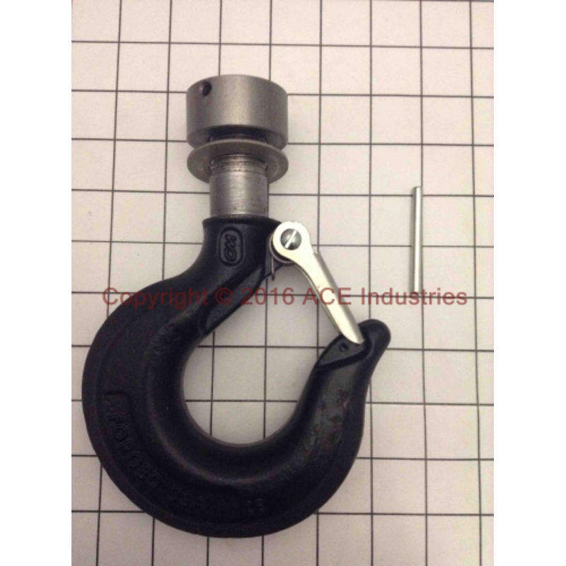 Hook/Latch and Nut  (Includes items 12, 13, and  15) - 3 TON 11311701