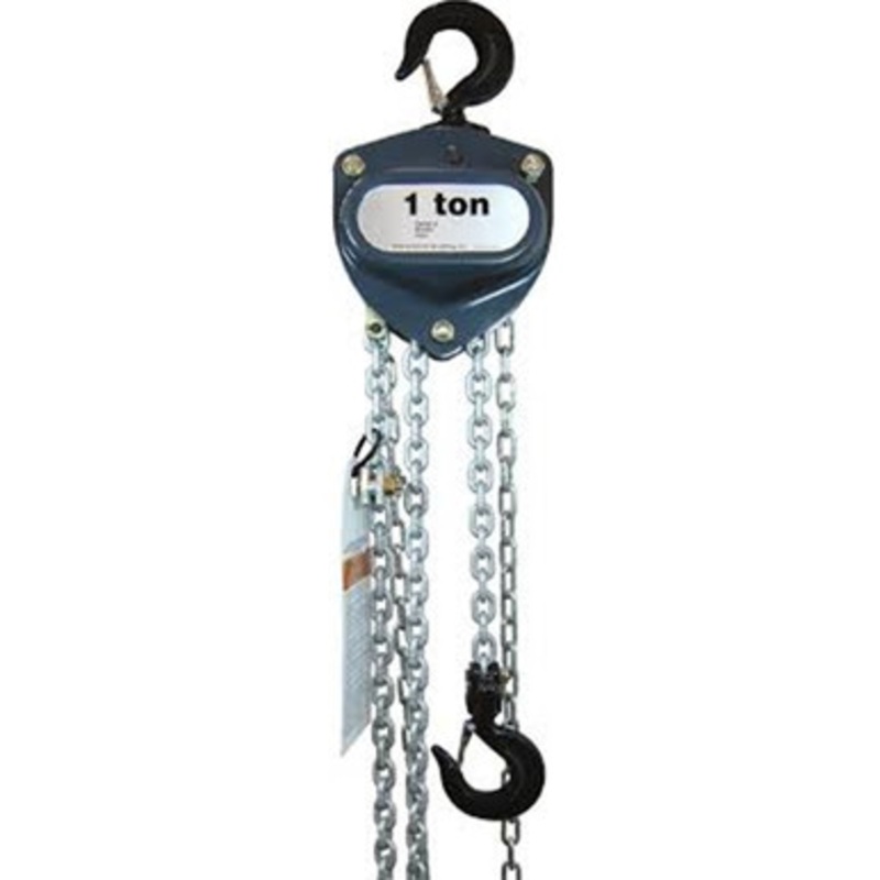 R&M RM Series II 1/4 Ton Hand Chain Hoist, Hook Mount