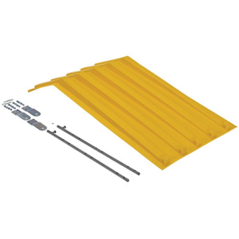 Yellow Poly Lid Size 0.5 Style H Hopper