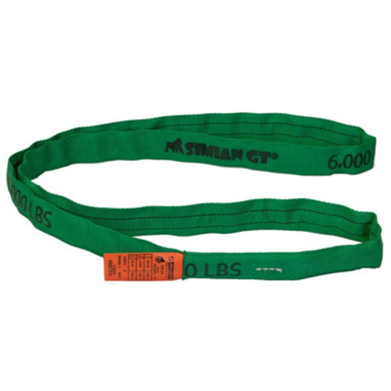 Stren-Flex Simian GT 6,000 lb Green Polyester Endless Roundsling