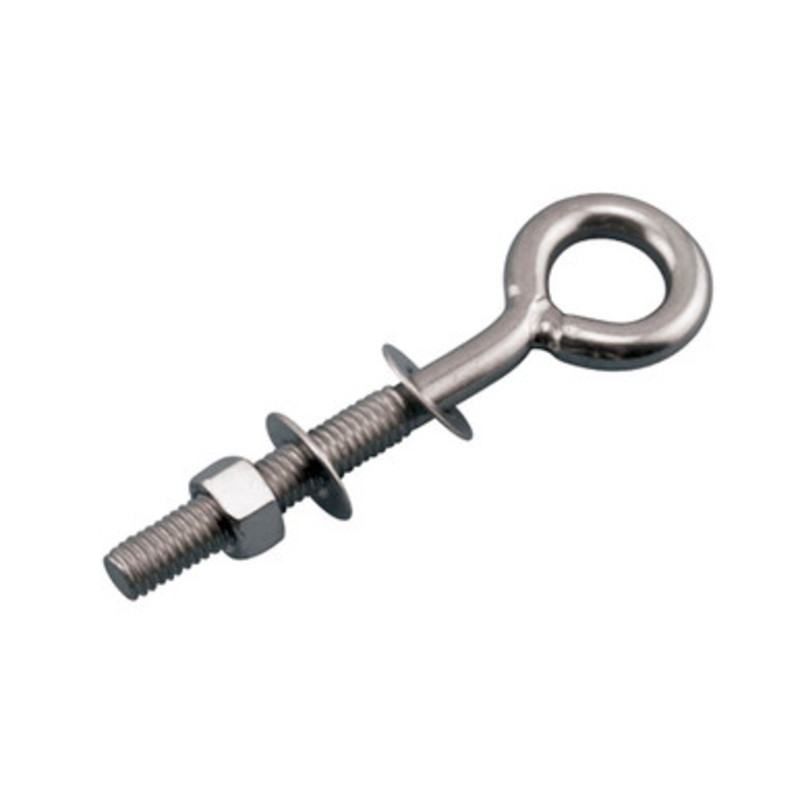 Suncor  - 3/8 x 3 Welded Eye Bolt 304 Stainless Steel