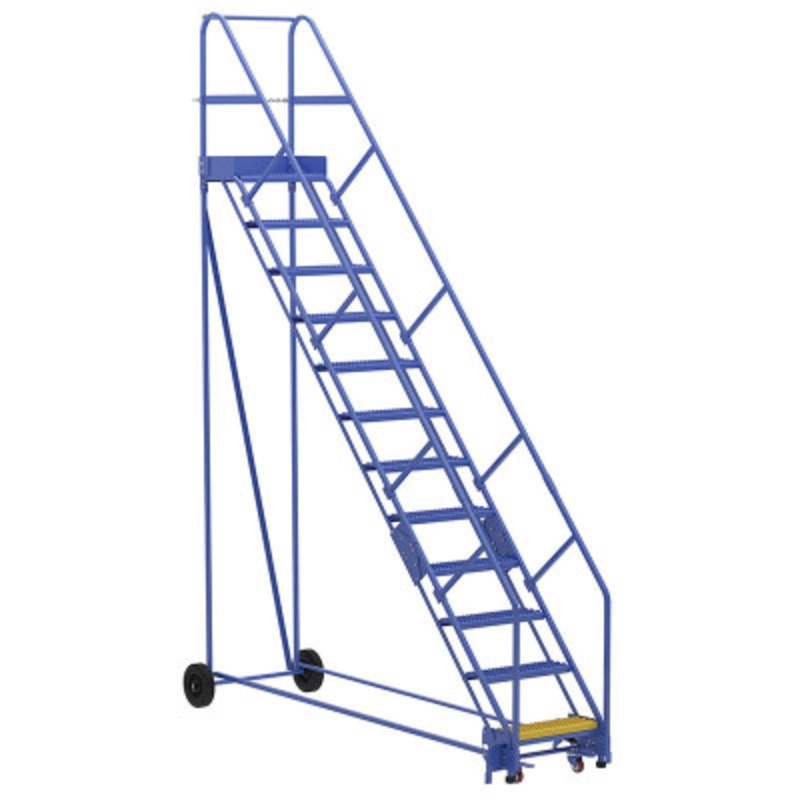 Warehouse Ladder 50 Deg Grip 12 Stp 14In