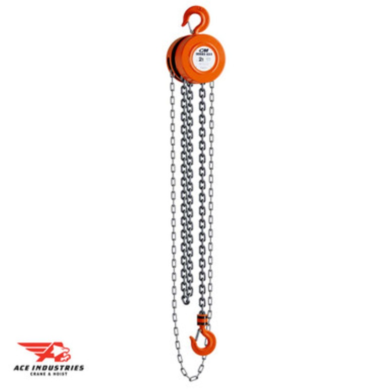 CM Series 622A, 2 Ton Hand Chain Hoist