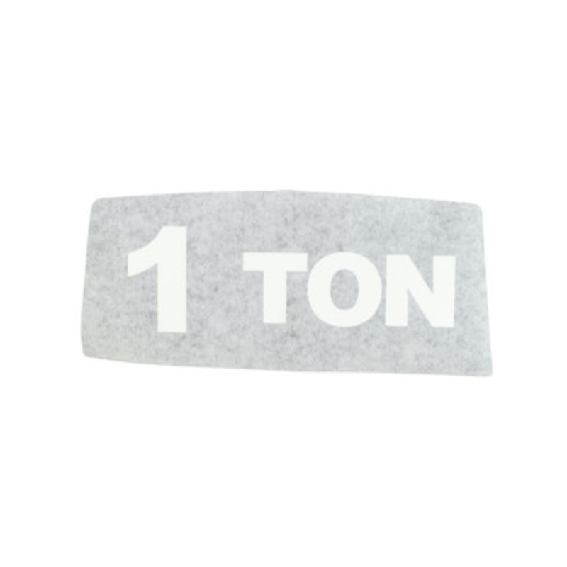 Coffing 1 Ton Decal Capacity 675J3B